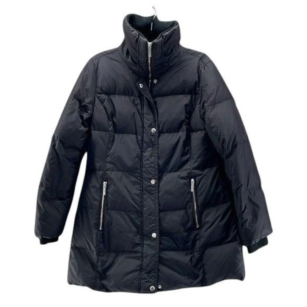 Michael Kors Puffer Coat Medium Down Basic Minimalist Simple Warm Cozy Winter